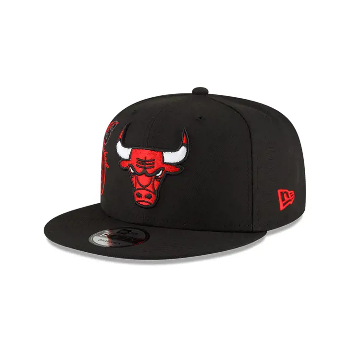 Casquette Chicago Bulls NBA Back Half 9FIFTY NOIR/NOIR/GRIS