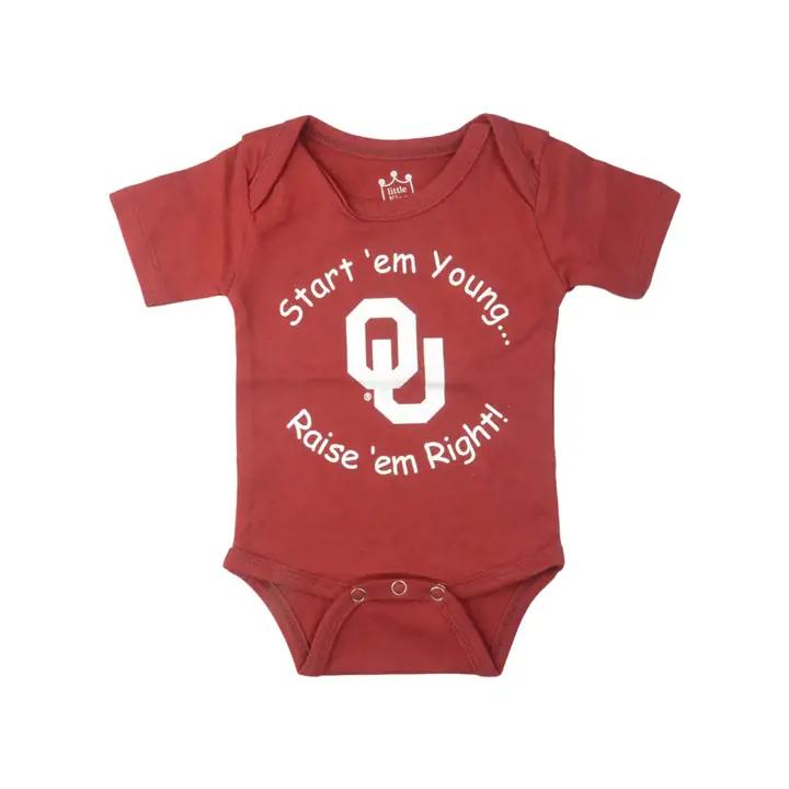 Combinaison nourrisson Oklahoma Sooners NCAA Start 'Em Young