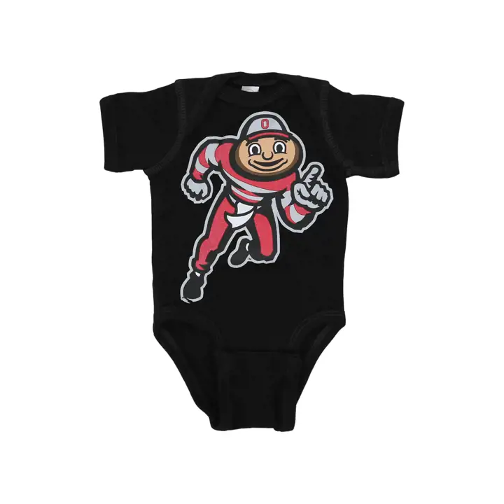 Ohio State Buckeyes NCAA Grenouillère nouveau-né mascotte noir