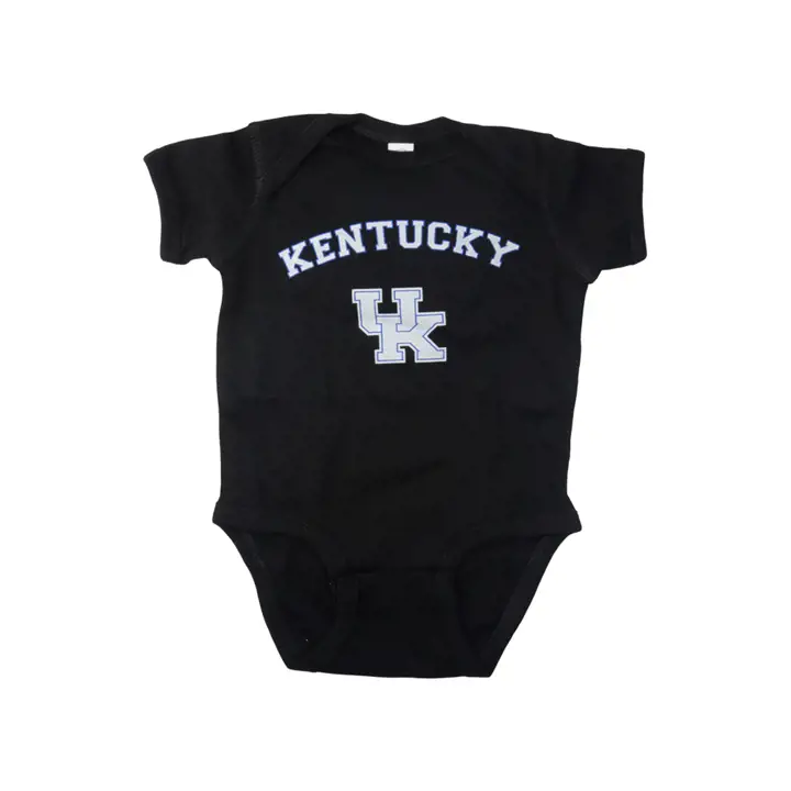 Combinaison nouveau-né Kentucky Wildcats NCAA Arch & Logo - Noir