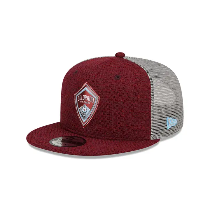 Casquette Rouge Trucker 59FIfty Colorado Rapids MLS 22 On Field
