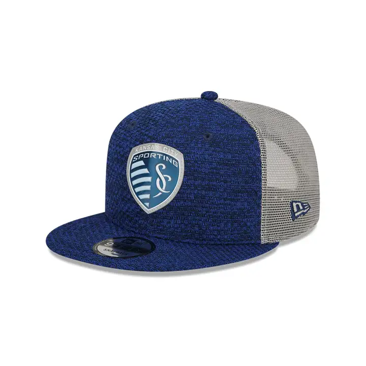 Casquette trucker 59Fifty Sportung Kansas City MLS 22 On Field bleu marine