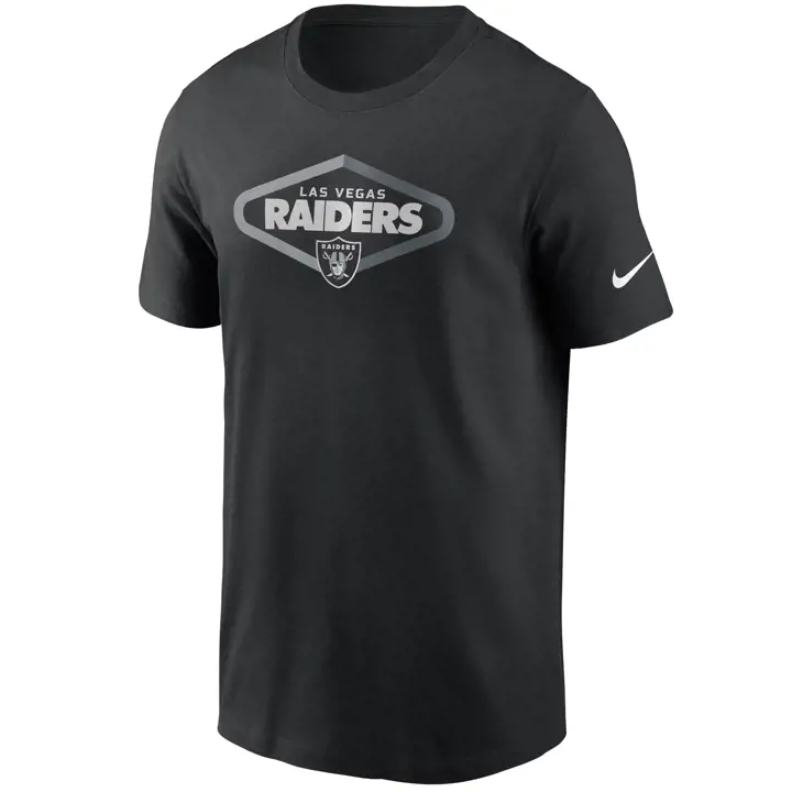 T-shirt LV Raiders NFL Marquee 20 ans noir