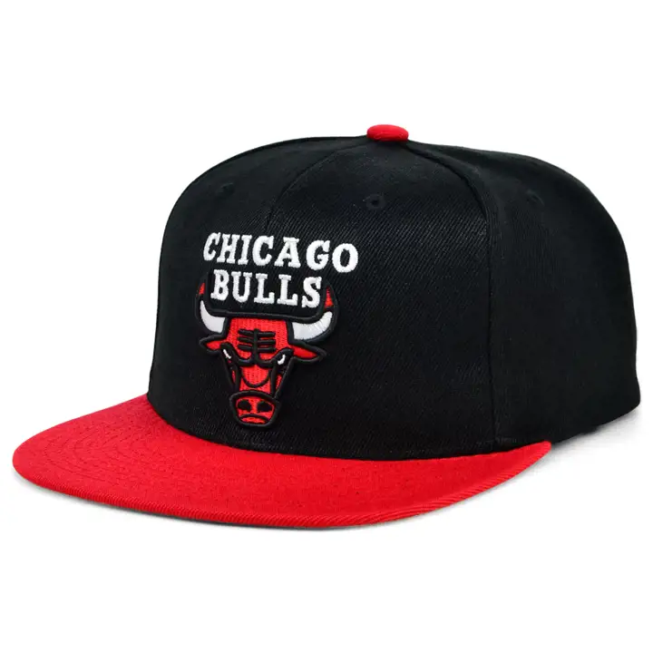 Casquette Chicago Bulls NBA MN Basic Snapback NOIR/ROUGE/GRIS