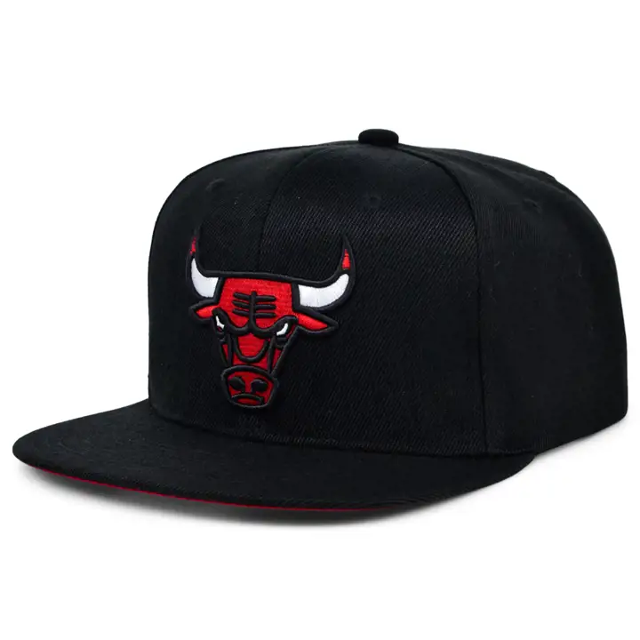 Casquette Chicago Bulls NBA MN Basic Snapback NOIR/NOIR/ROUGE