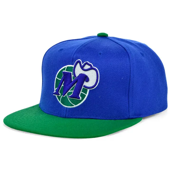 Dallas Mavericks NBA MN Basic Snapback HWC BLEU/VERT/VERT