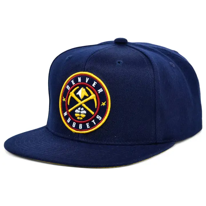 Denver Nuggets NBA MN Basic Casquette Snapback BLEU MARINE/BLEU MARINE/JAUNE