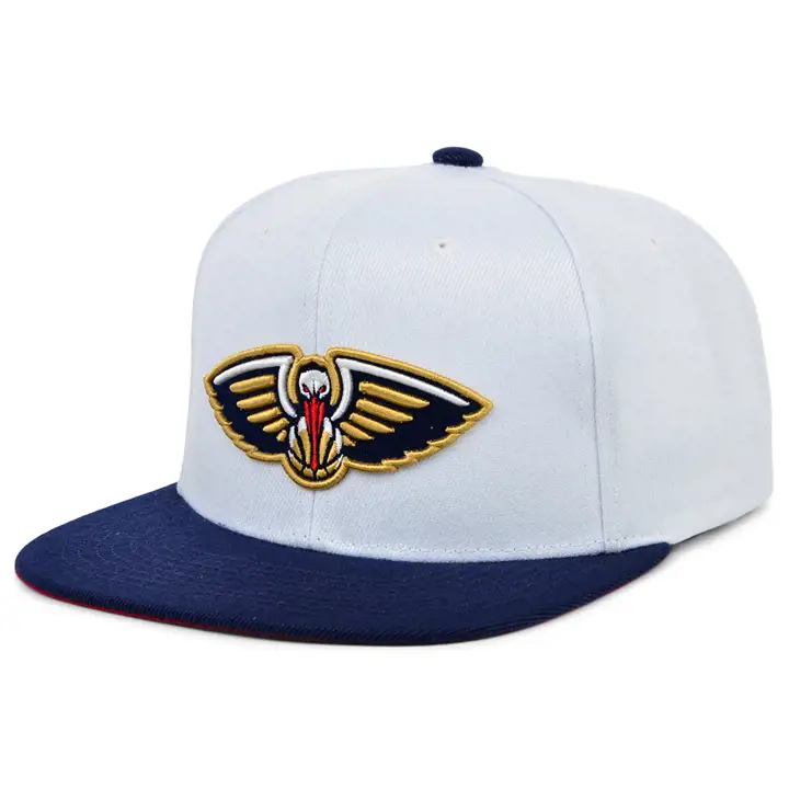Casquette NBA New Orleans Pelicans MN Basic Snapback BLANC/BLEU/ROUGE
