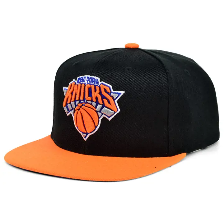 New York Knicks NBA MN Basic Snapback BLK/ORG/BLUE