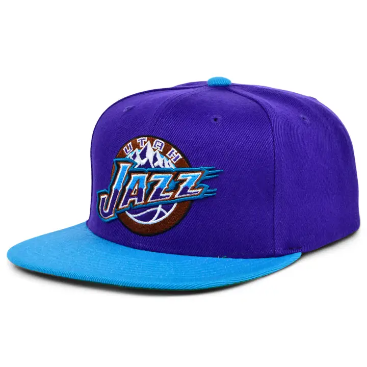 Casquette Utah Jazz NBA MN Basic Snapback HWC VIOLET/BLEU CLAIR/VERT