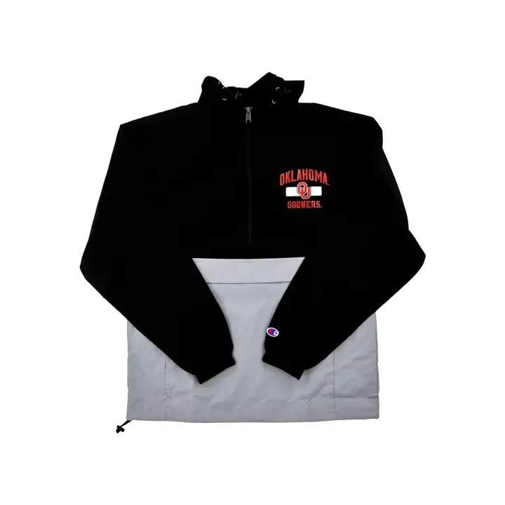 Veste pliable Oklahoma Sooners NCAA Colorblock cramoisi/noir