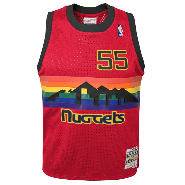 MAILLOT DENVER NUGGETS Reload Swingman Dikembe Mutombo NOIR