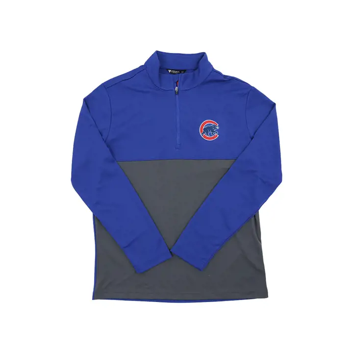 Chicago Cubs MLB Pullover 1/4 Zip rbl/Charbon