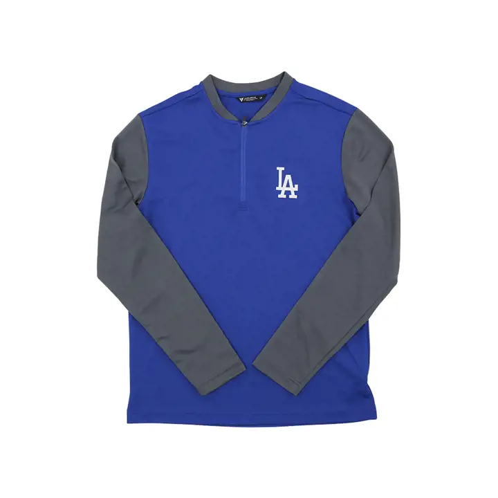Los Angeles Dodgers MLB Spector Pullover 1/4 Zip rbl/Charcoa