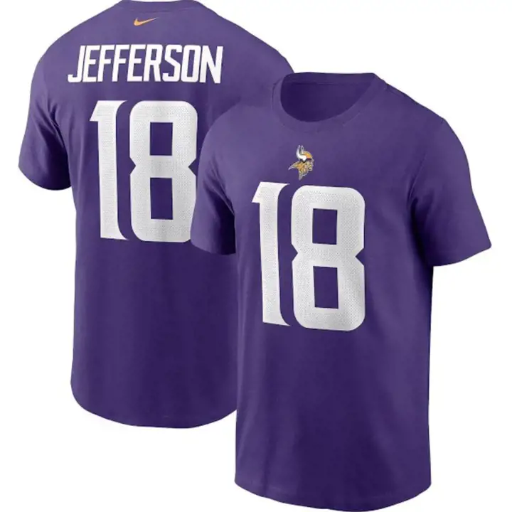 T-shirt NFL Minnesota Vikings pour jeune, fierté N&N 3.0 Justin Jefferson