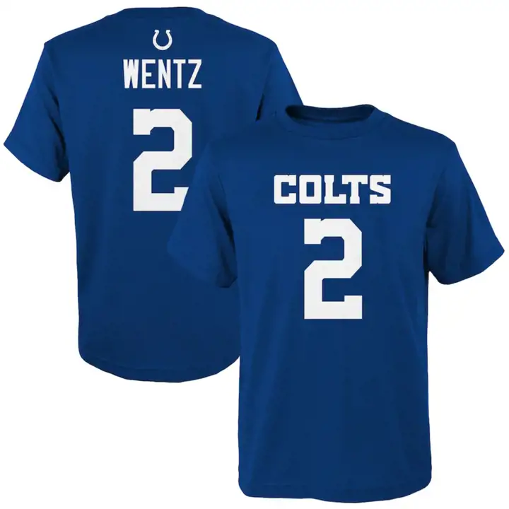 T-shirt Enfant NFL Indianapolis Colts Mainliner Joueur Carson Wentz