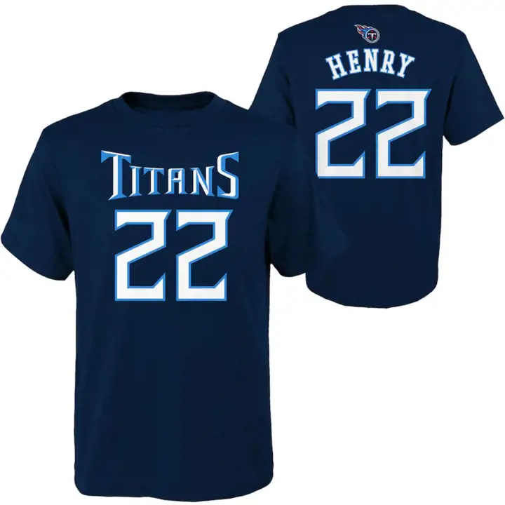 T-shirt Enfant NFL Tennessee Titans Mainliner Joueur Derrick He