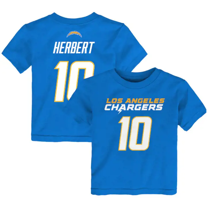 T-shirt Los Angeles Chargers NFL pour bébé « Mainliner Player Justin »