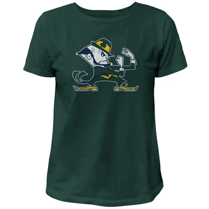 T-shirt vintage Notre Dame Fighting Irish NCAA vert