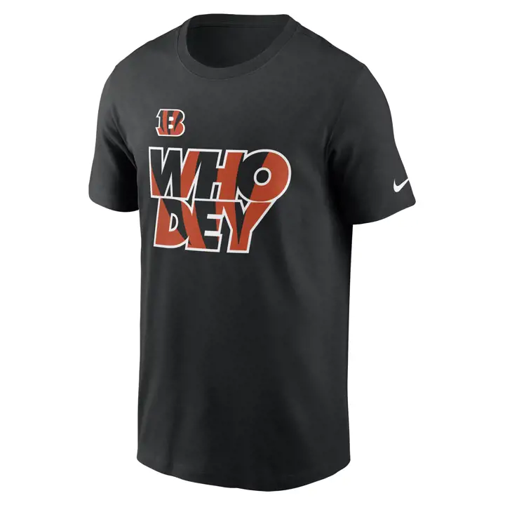 CINCINNATI BENGALS NFL T-SHIRT DOMICILE 21 Who Dey noir