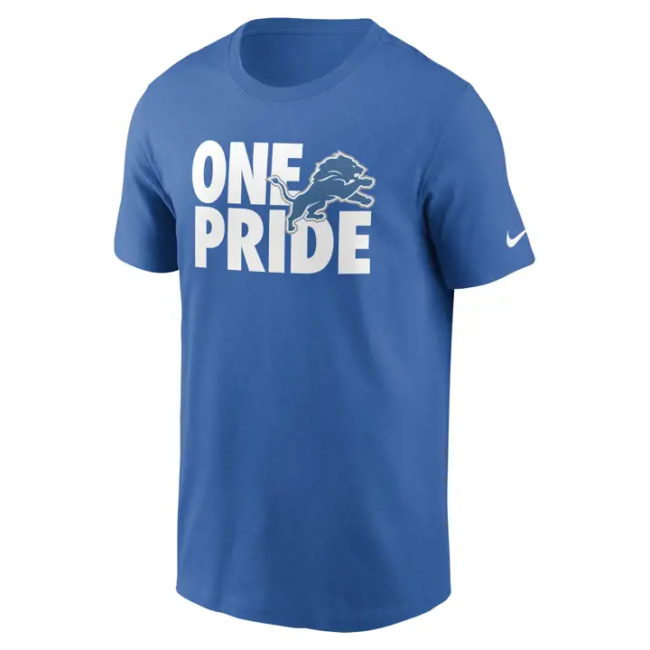 T-SHIRT VILLE NFL DETROIT LIONS 21 LIONS ONE PRIDE lbl
