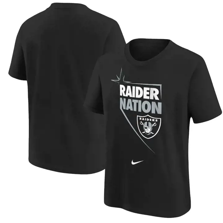 LAS VEGAS RAIDERS NFL T-SHIRT VILLE D'ORIGINE 21 Raider Nation blk