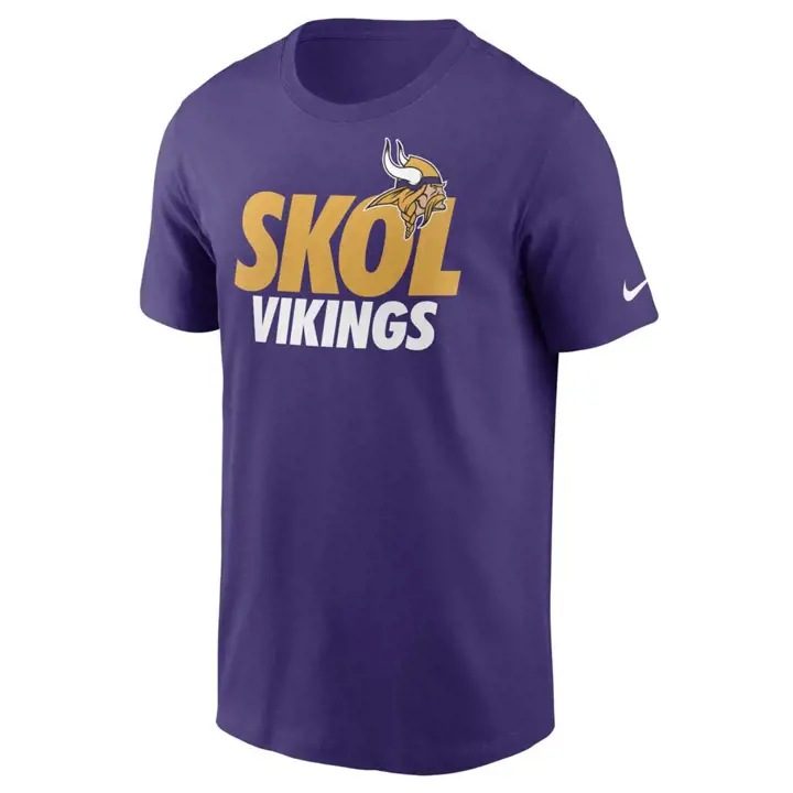 T-SHIRT VILLE D'ORIGINE MINNESOTA VIKINGS NFL 21 SKOL pur
