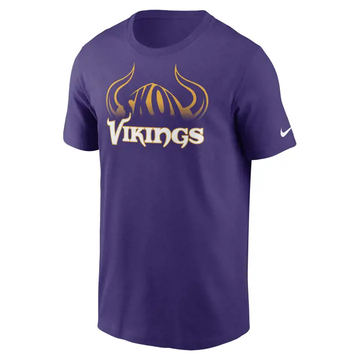 T-SHIRT DE VILLE NFL MINNESOTA VIKINGS CASQUE VIKING 21 pur