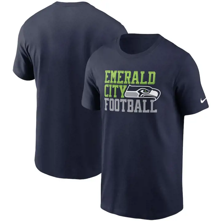 T-SHIRT DOMICILE NFL SEATTLE SEAHAWKS 21 Emerald City Footba
