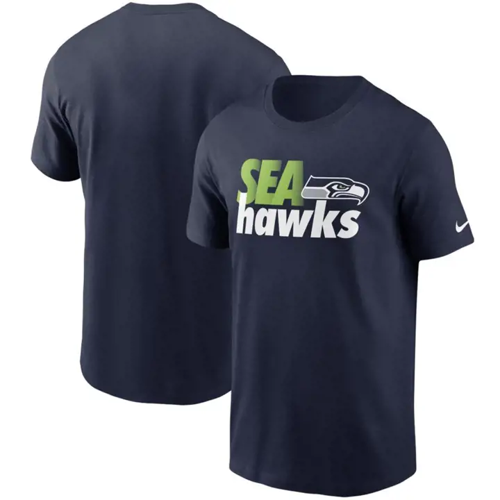 T-SHIRT DOMICILE NFL SEATTLE SEAHAWKS 21 SEA HAWKS Marine