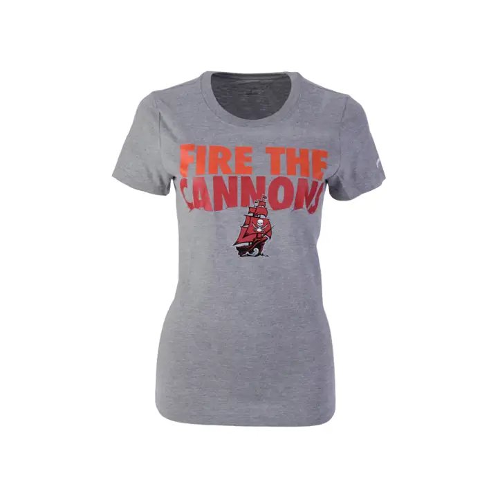 TAMPA BAY BUCCANEERS NFL T-shirt coton Nike manches courtes femme 21 GRIS