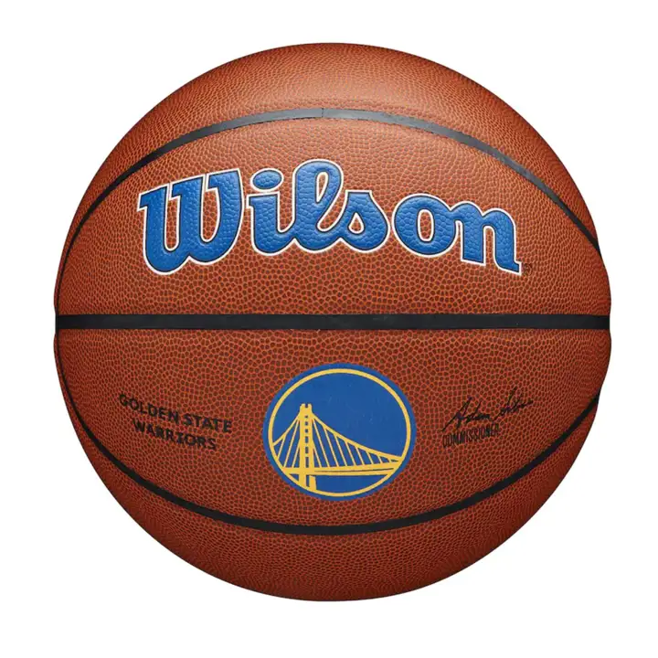 Ballon de basket-ball pleine taille Golden State Warriors Team Alliance marron
