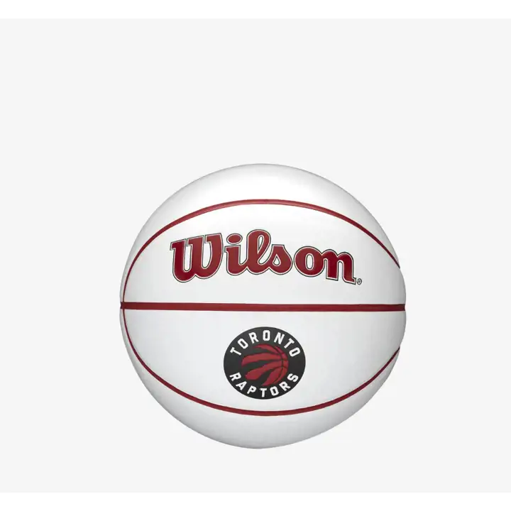 Mini-ballon de basket autographié par l'équipe des Raptors de Toronto