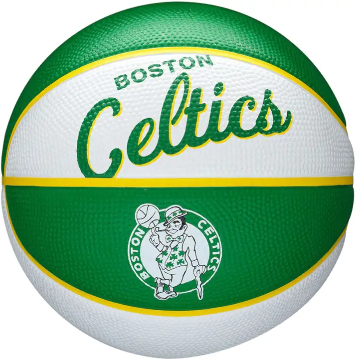 Mini-ballon de basket rétro des Boston Celtics