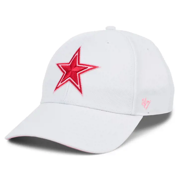 Casquette MVP '47 Ballpark Dallas Cowboys NFL blanche/rose