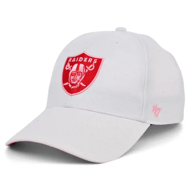 Casquette MVP Las Vegas Raiders NFL White Ballpark '47 blanc/rose