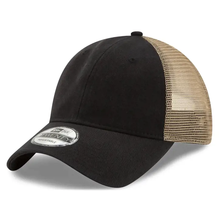 BLANK NEW ERA 9TWENTY TRUCKER BLANK noir