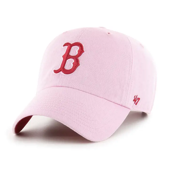 Casquette Boston Red Sox MLB rose '47 Clean Up pnk/red