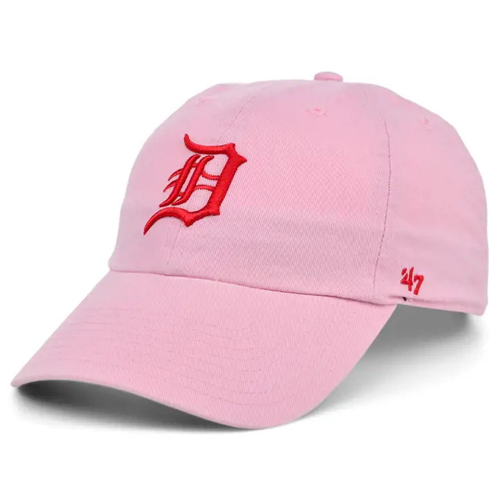 Casquette ajustable '47 Clean Up MLB Detroit Tigers rose/rouge