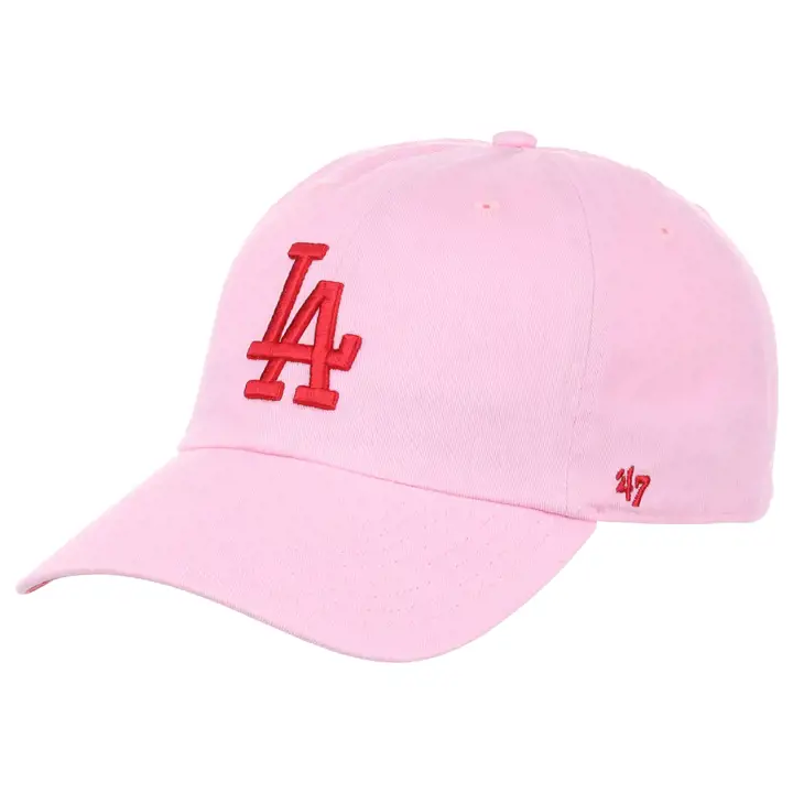 Casquette MLB rose Los Angeles Dodgers Ballpark '47 Clean Up rose/rouge