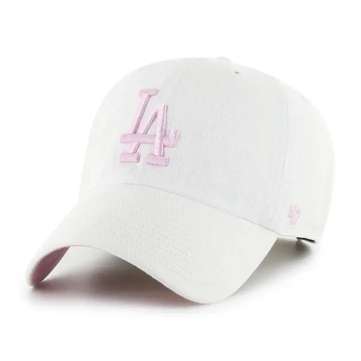 Casquette Los Angeles Dodgers MLB White Ballpark '47 Clean Up blanc/rose
