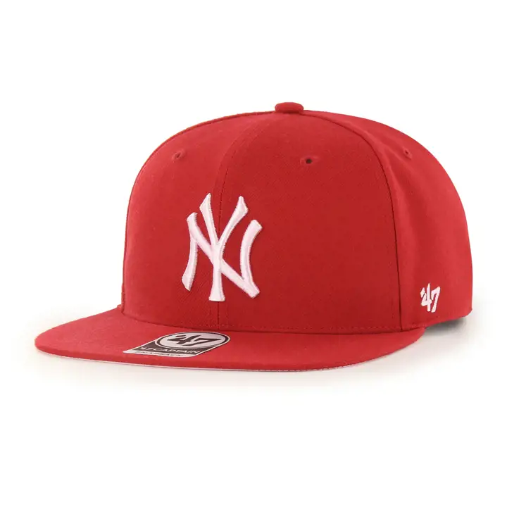 Casquette snapback New York Yankees MLB 47 Rouge et Rose ROUGE/ROUGE/ROSE