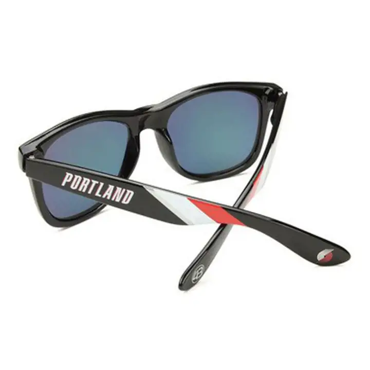 Lunettes de soleil bicolores Portland Trail Blazers noires/rouges