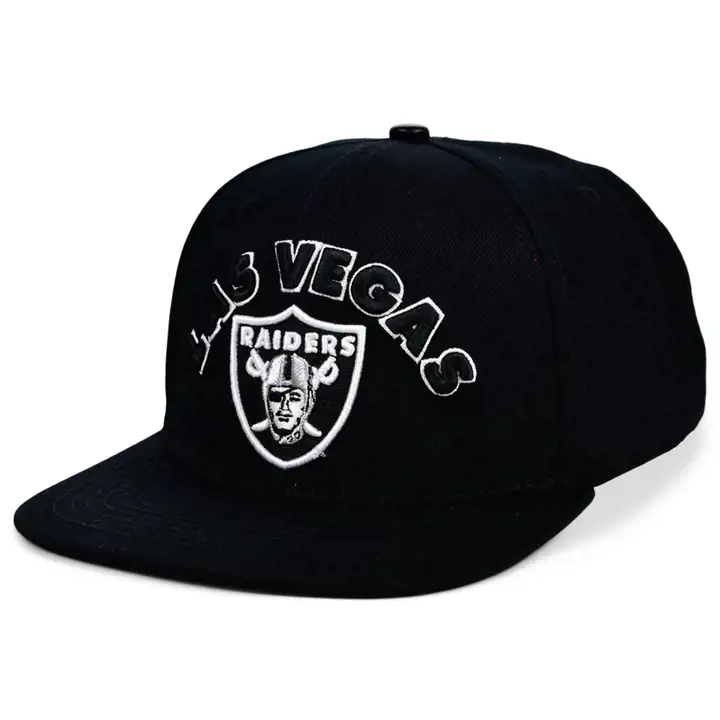Las Vegas Raiders NFL PRO Wordmark Snap blk
