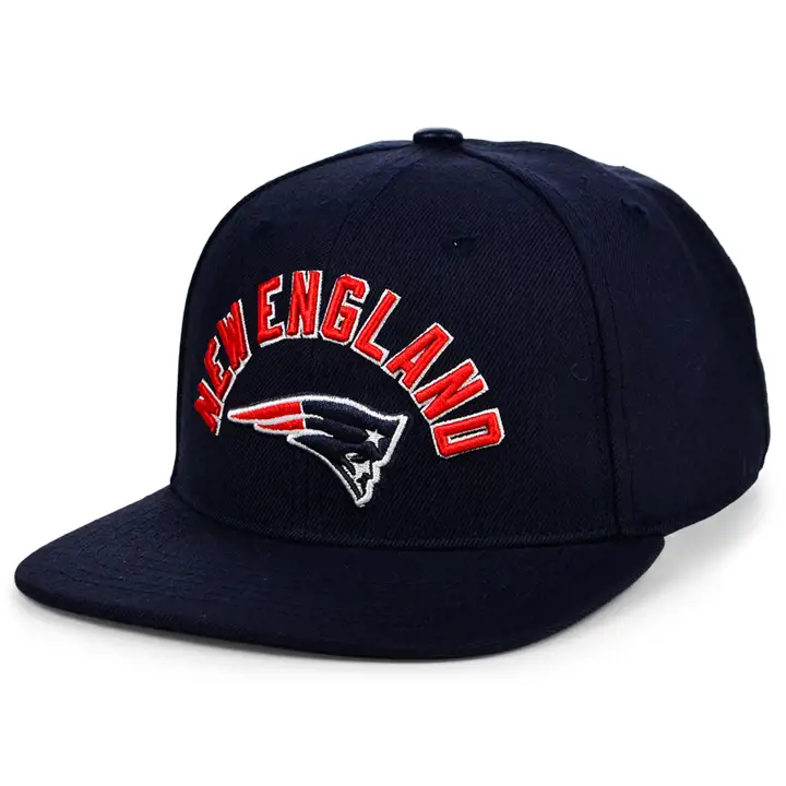 Casquette snapback NFL PRO Wordmark des New England Patriots, coloris marine
