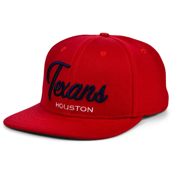 Casquette Snapback rouge Houston Texans NFL PRO Wordmark Script