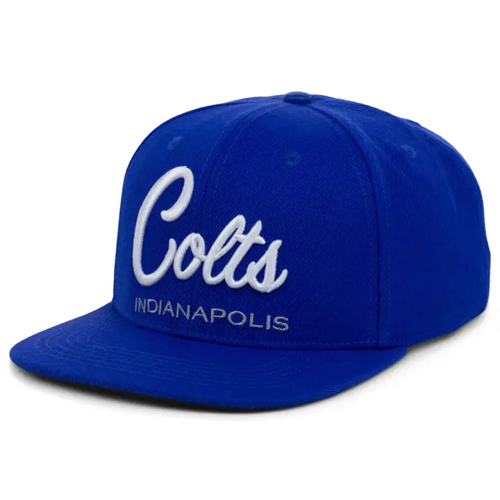 Casquette réglable NFL PRO Wordmark Script Indianapolis Colts