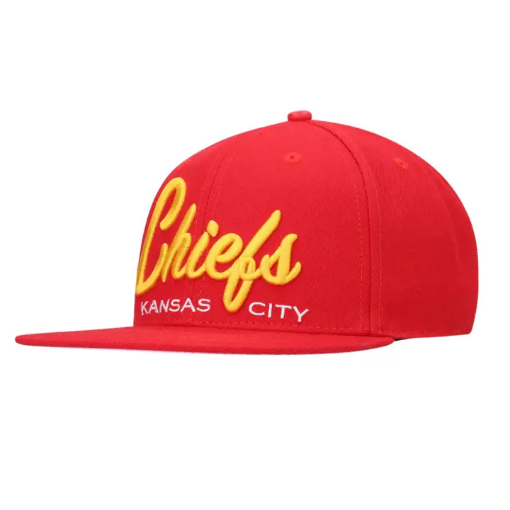 Casquette réglable rouge Kansas City Chiefs NFL PRO Wordmark Script