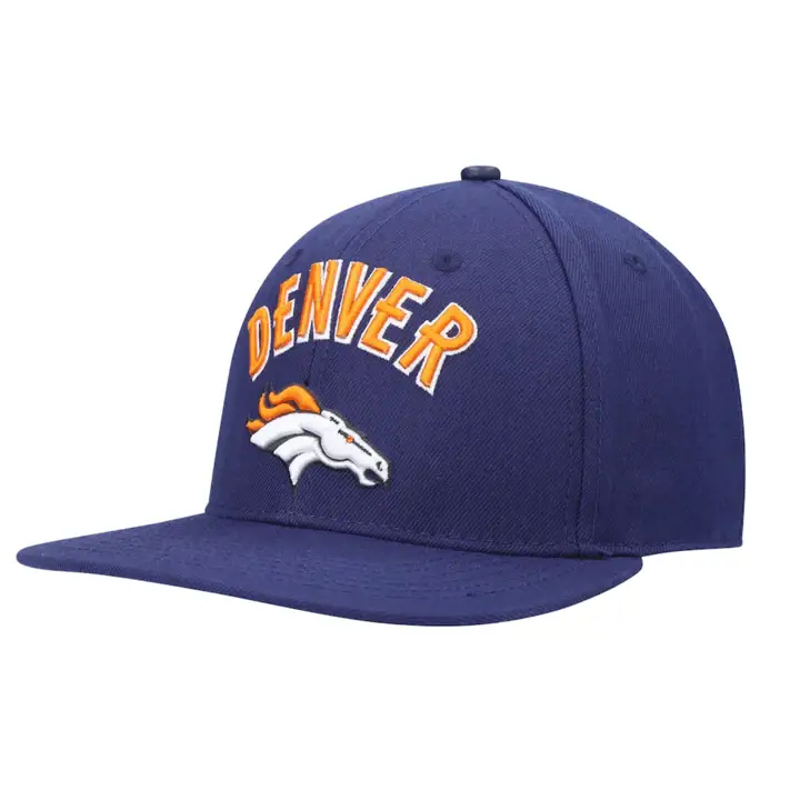 Denver Broncos NFL PRO Wordmark Snap marine