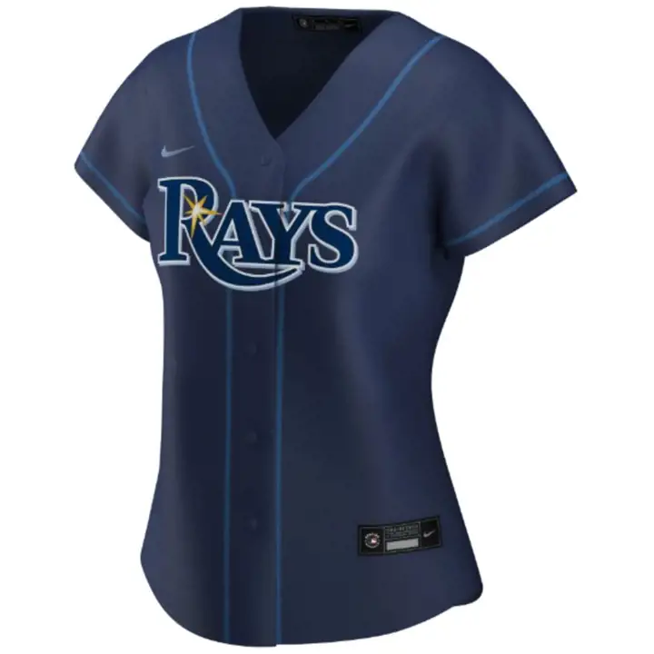 Maillot réplique MLB pour femme Tampa Bay Rays 21 BLEU
